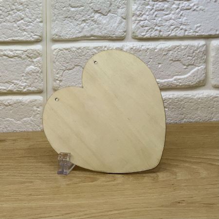قواعد خشبية للرسم والاشغال اليدوية شكل قلب 