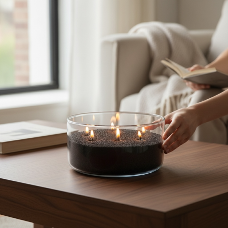 شمع الرمل/ثلج/Sand Wax اسود