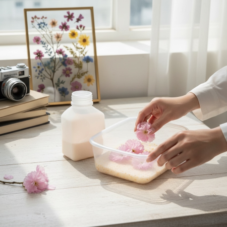 Silica Gel لتجفيف الورد