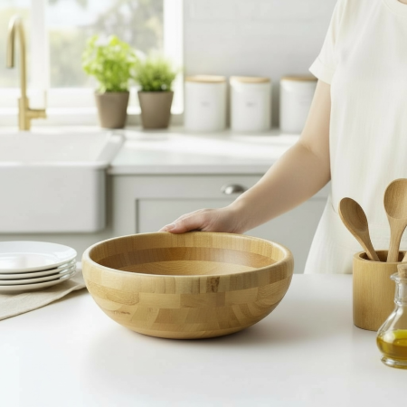 وعاء خشب مجور كبير -6