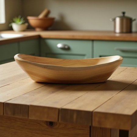 وعاء خشب هندي نحت يدوي -7