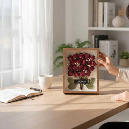 برواز عميق بني31.5/22.5/6.5cm