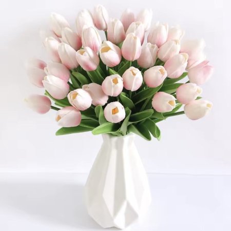 ابيض مع زهري