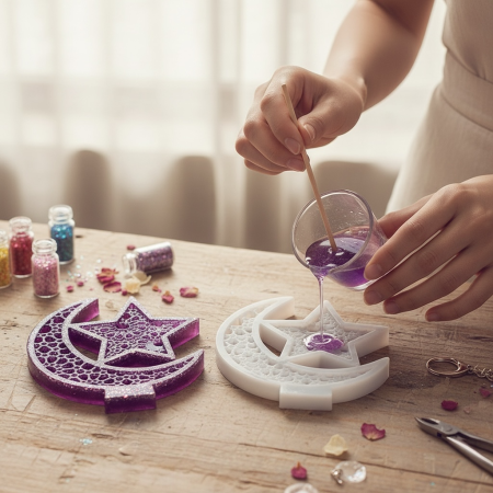 قالب سيليكون هلال ونجمة P-255