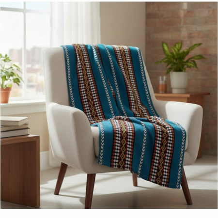 قماش بدوي مبطن sadu-أزرق