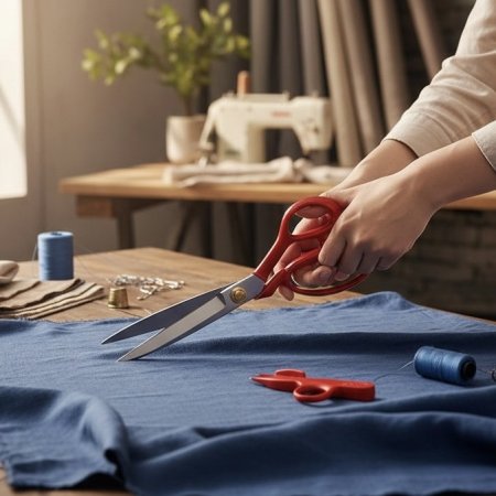 مقص قماش اصلي 8"PIN"مع مقص تنضيف <br> <span class='text-color-warm'>سيتوفر قريباً</span>