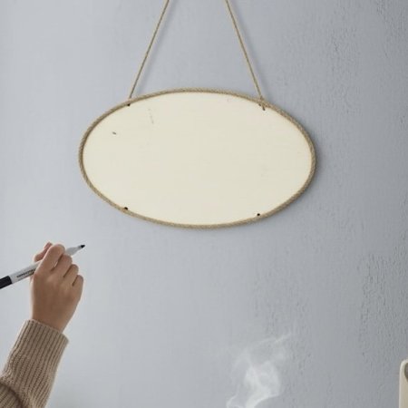 خشب بيضاوي مع خيط خيش15/30سم