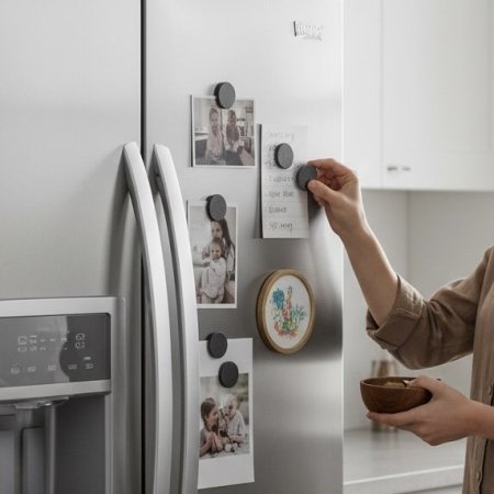 مغناطيس اكسسوار/ثلاجة خفيف اسود