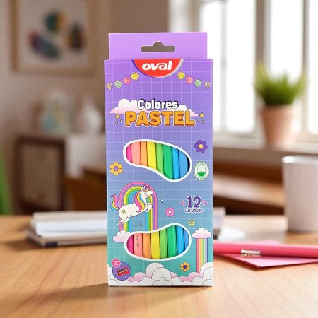 الوان خشب 12 لون oval