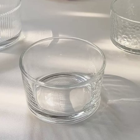 كاس زجاج للشمع مدور 5011-5