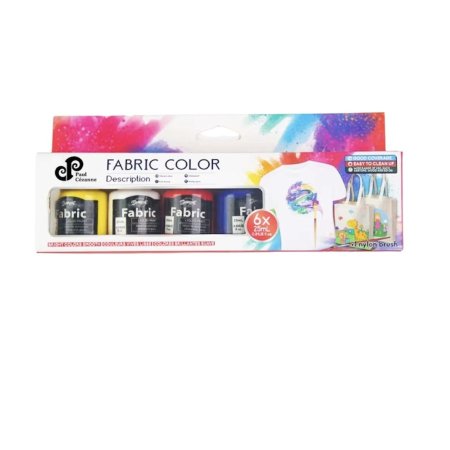 الوان قماش 25ml*6 Baeoque