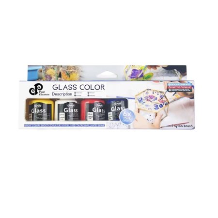 الوان زجاج 25ml*6 Baeoque