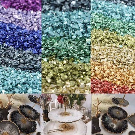 زجاج مطحون لاشغال الريزن