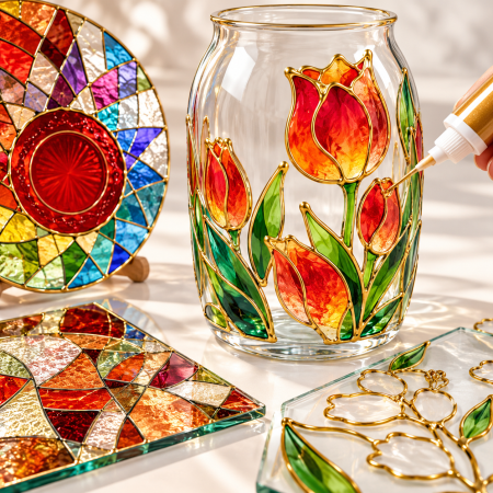الوان رسم/ تحديد زجاج- Glass Liner
