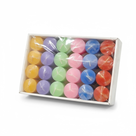 شمع ملون جاهز