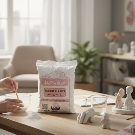 جبصين بودرة لصنع الهياكل والمجسمات