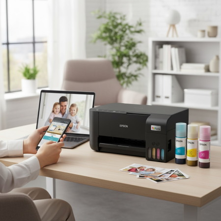 طابعة إبسون سبليميشن EcoTank L3250 A4 Wi-Fi