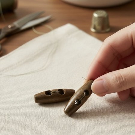 زر عنق خشبي