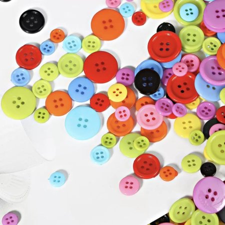 زر ملابس ملون-أطفال